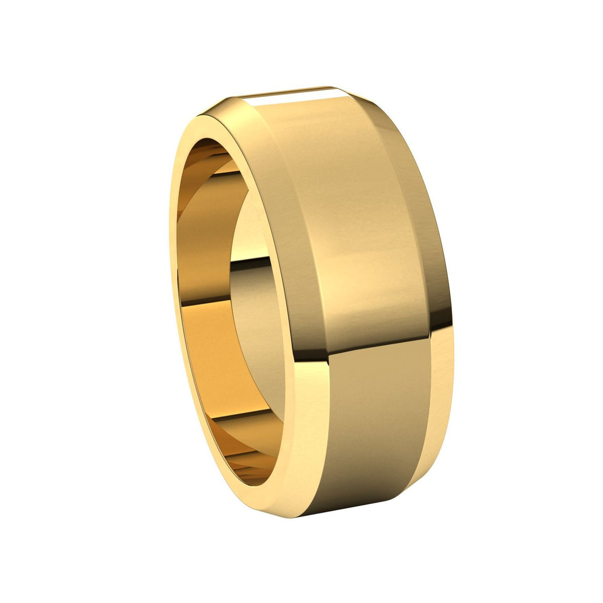 Beveled-Edge Flat Band