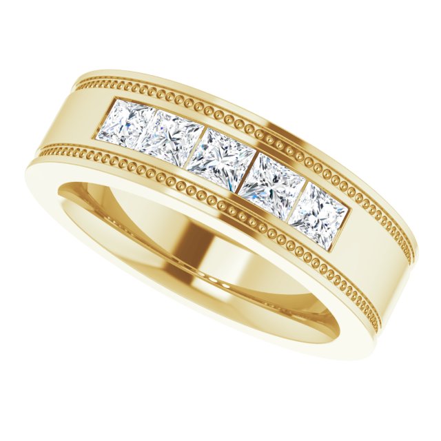 3/4 CTW Natural Diamond Band, 6.3 mm