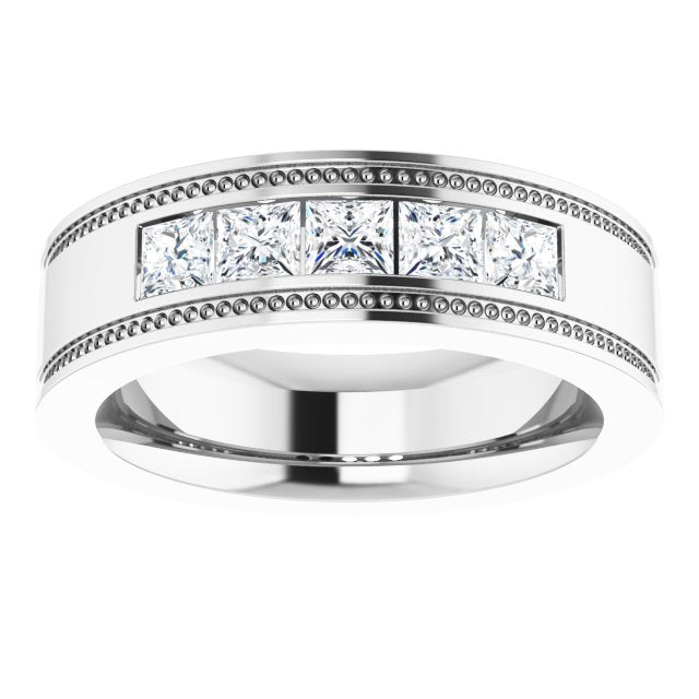3/4 CTW Natural Diamond Band, 6.3 mm