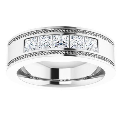 3/4 CTW Natural Diamond Band, 6.3 mm
