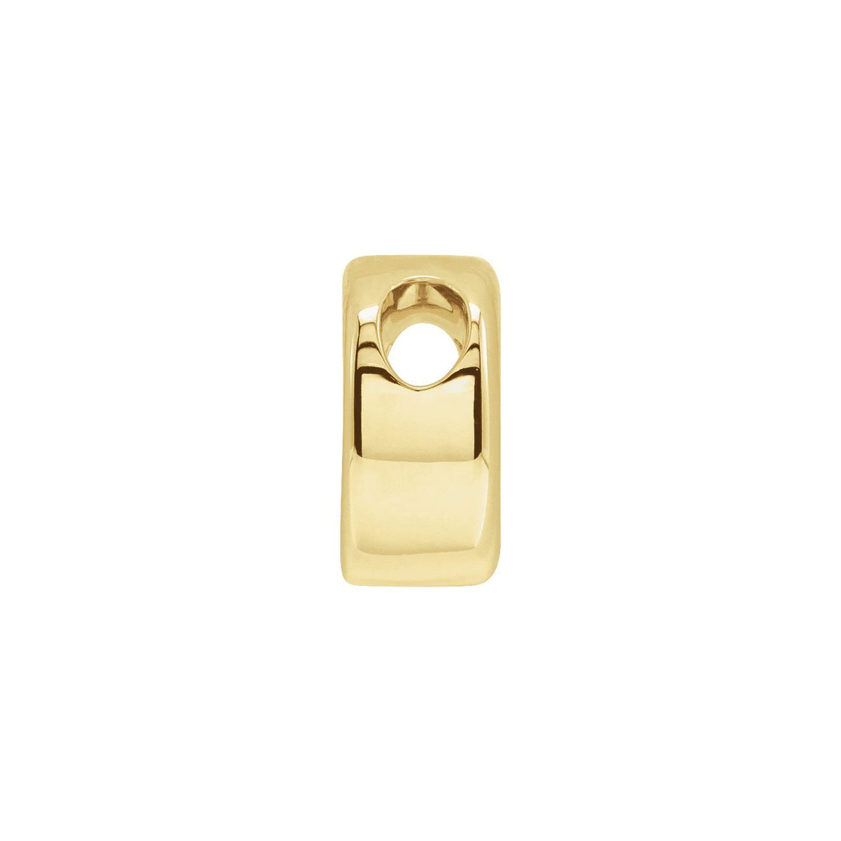 Block Initial Slide Pendant