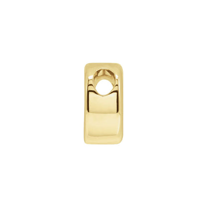 Block Initial Slide Pendant