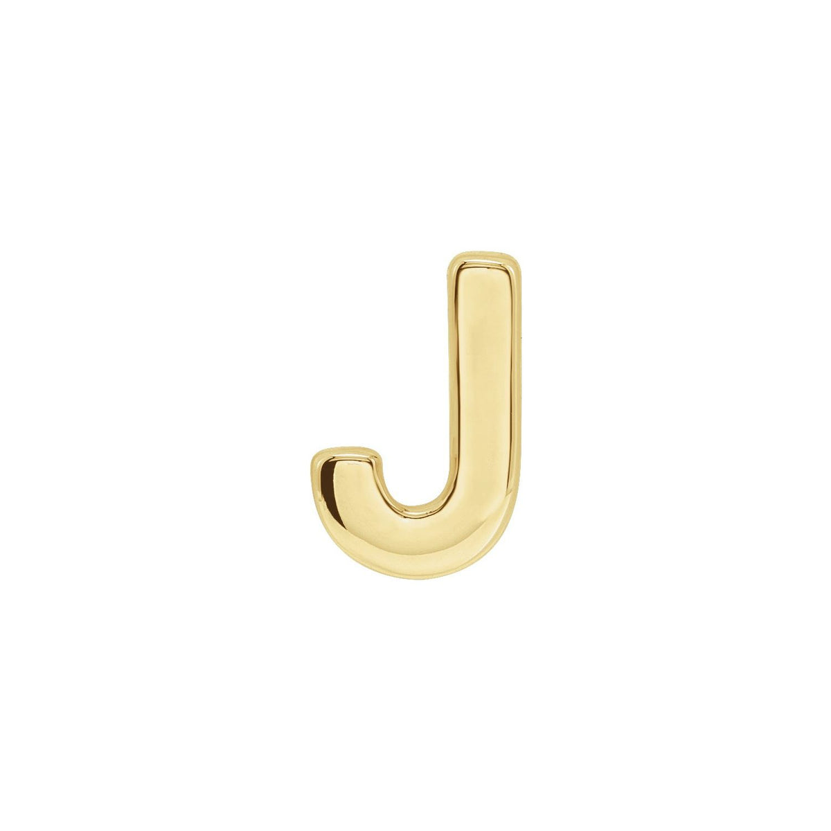 Block Initial Slide Pendant