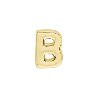 Block Initial Slide Pendant