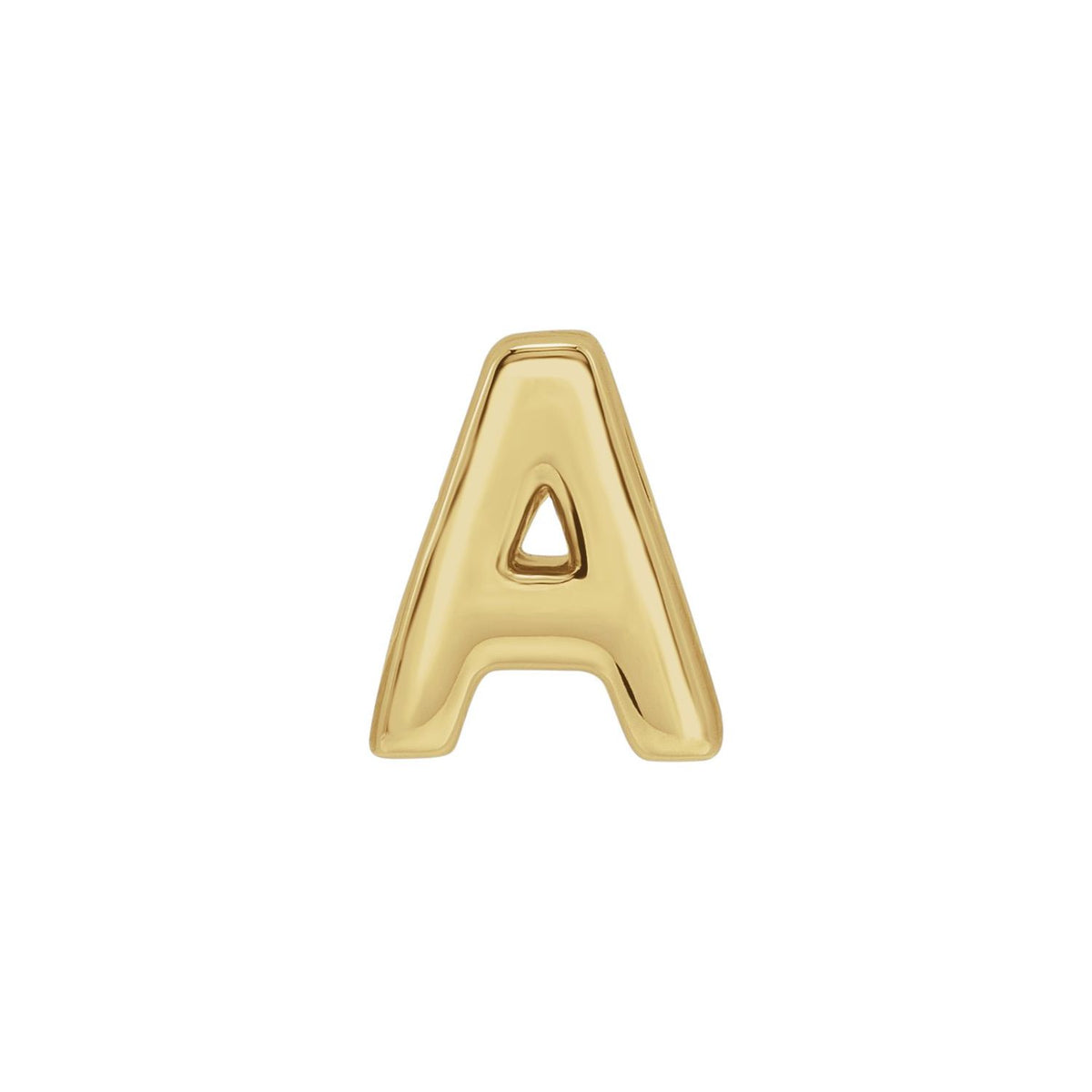 Block Initial Slide Pendant