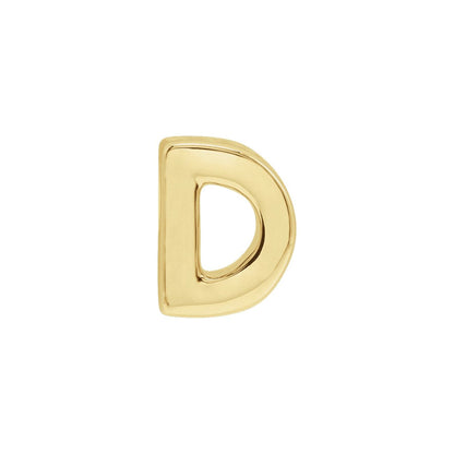 Block Initial Slide Pendant