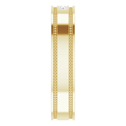 .08 CTW Natural Diamond Band, 5 mm