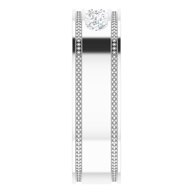 1/2 CTW Natural Diamond Band, 6.3 mm