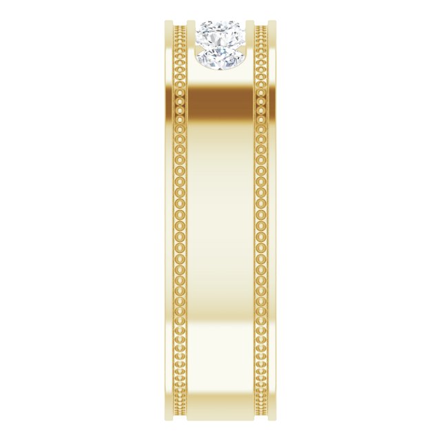 1/2 CTW Natural Diamond Band, 6.3 mm