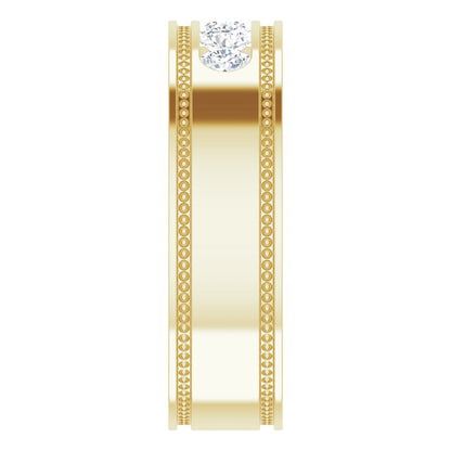 1/2 CTW Natural Diamond Band, 6.3 mm