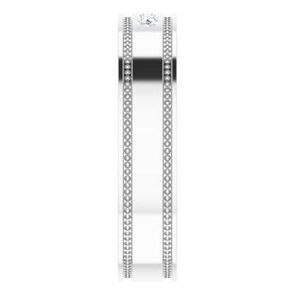 1/6 CTW Natural Diamond Band, 5.3 mm