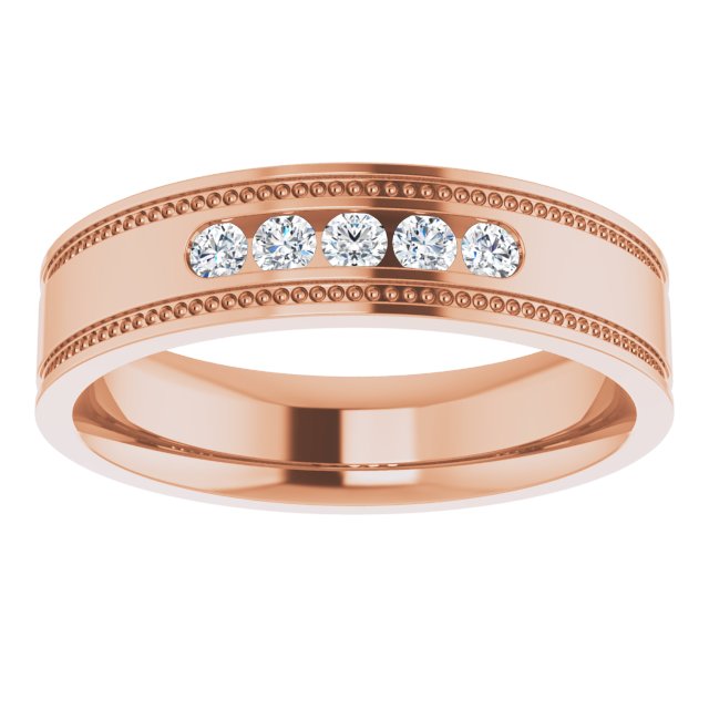 1/4 CTW Natural Diamond Band, 5.55 mm