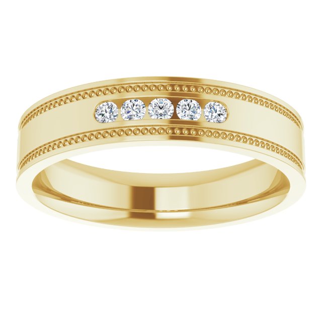 1/6 CTW Natural Diamond Band, 5.3 mm