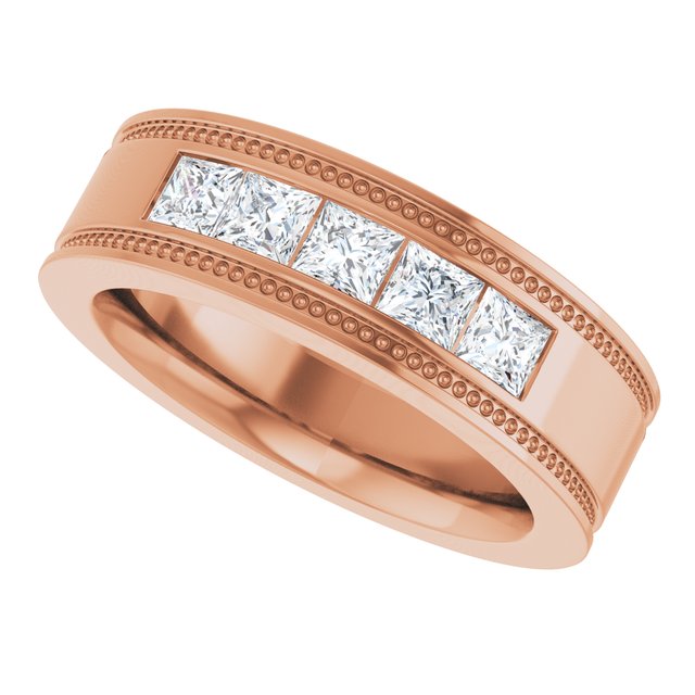 3/4 CTW Natural Diamond Band, 6.3 mm