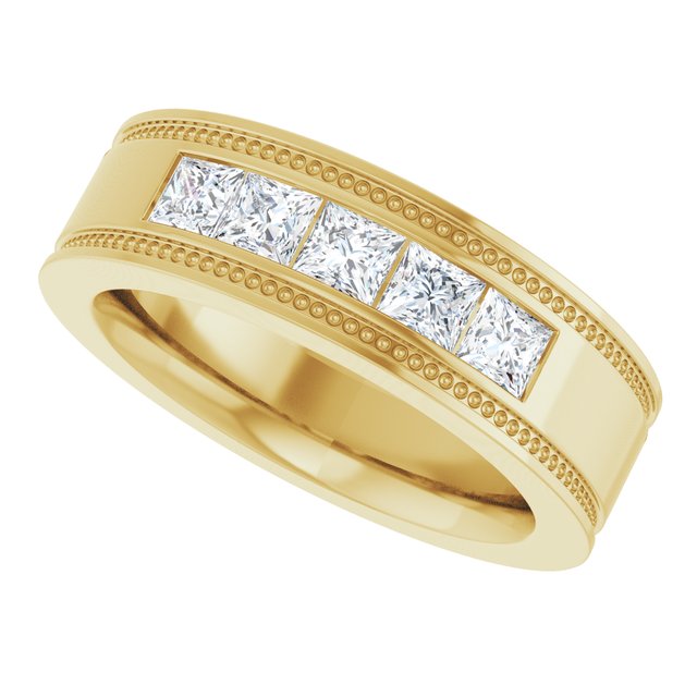 3/4 CTW Natural Diamond Band, 6.3 mm