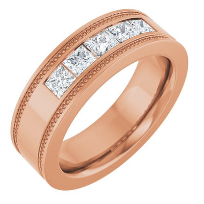 3/4 CTW Natural Diamond Band, 6.3 mm