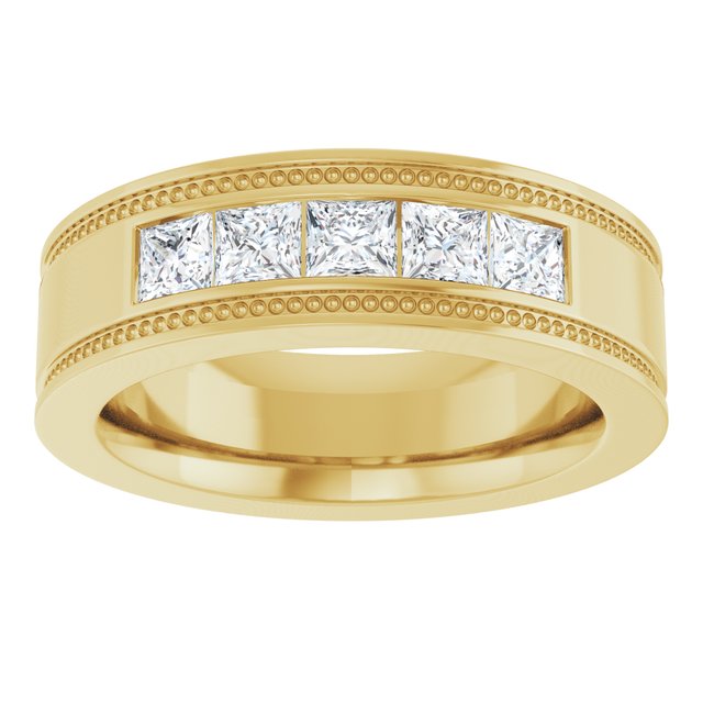3/4 CTW Natural Diamond Band, 6.3 mm