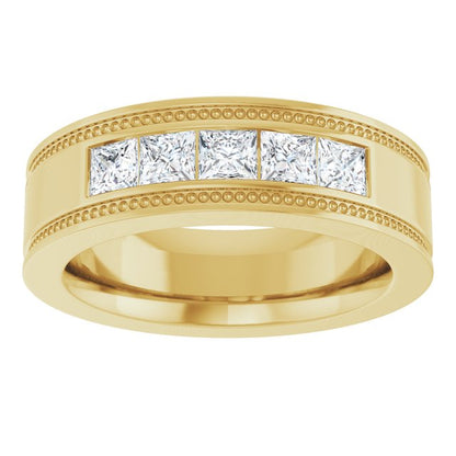 3/4 CTW Natural Diamond Band, 6.3 mm