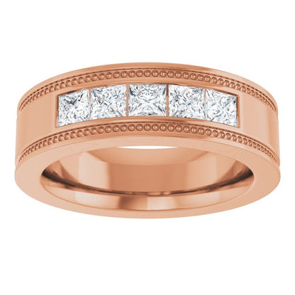3/4 CTW Natural Diamond Band, 6.3 mm