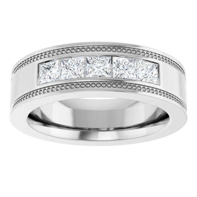 3/4 CTW Natural Diamond Band, 6.3 mm