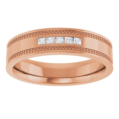 1/8 CTW Natural Diamond Band, 4.8 mm