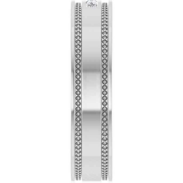 1/8 CTW Natural Diamond Band, 4.8 mm