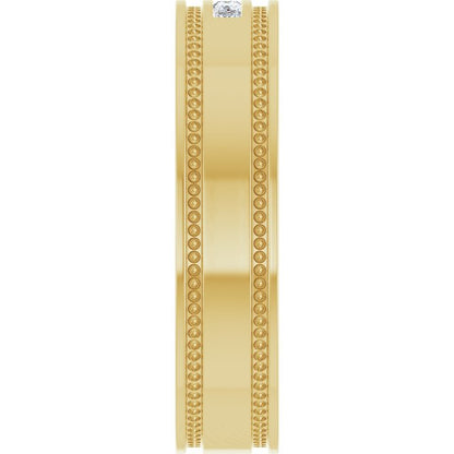 1/8 CTW Natural Diamond Band, 4.8 mm
