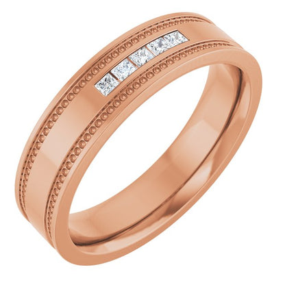 1/8 CTW Natural Diamond Band, 4.8 mm
