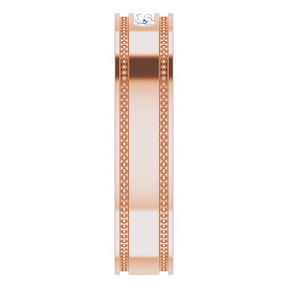 1/6 CTW Natural Diamond Band, 5.3 mm