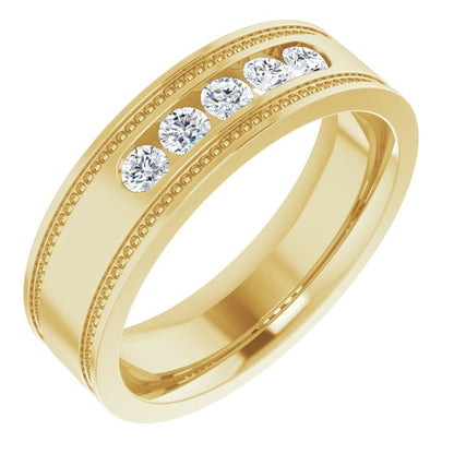 1/3 CTW Natural Diamond Band, 5.8 mm