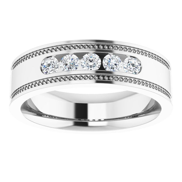 1/3 CTW Natural Diamond Band, 5.8 mm