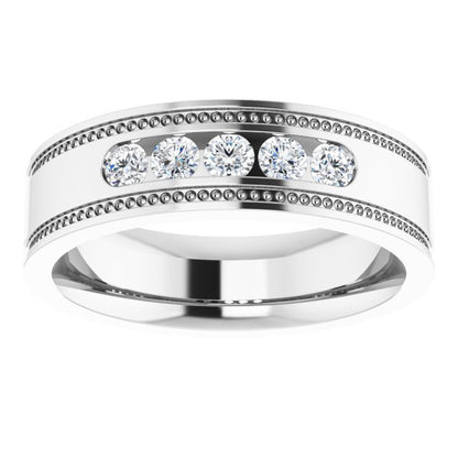 1/3 CTW Natural Diamond Band, 5.8 mm