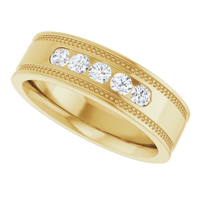 1/3 CTW Natural Diamond Band, 5.8 mm