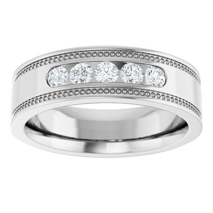 1/3 CTW Natural Diamond Band, 5.8 mm