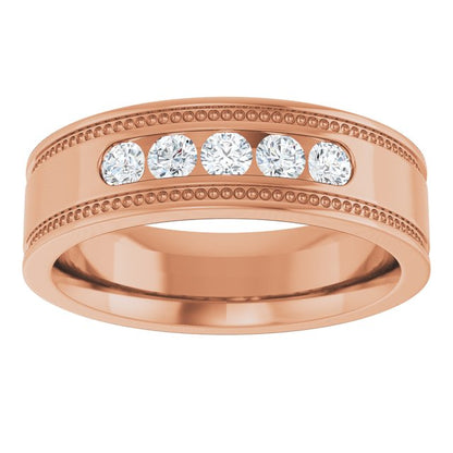 1/3 CTW Natural Diamond Band, 5.8 mm