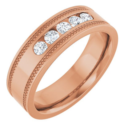1/3 CTW Natural Diamond Band, 5.8 mm