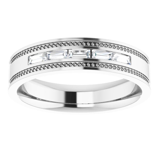 1/5 CTW Natural Diamond Band, 4.8 mm