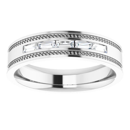 1/5 CTW Natural Diamond Band, 4.8 mm