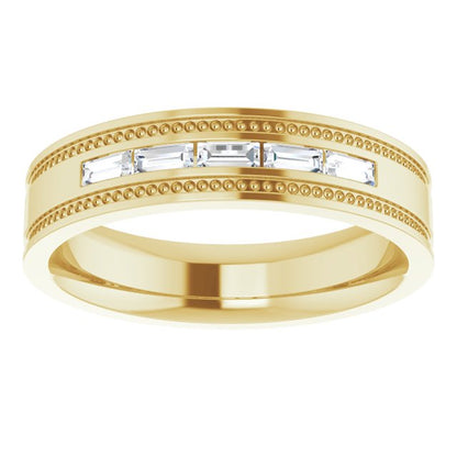 1/5 CTW Natural Diamond Band, 4.8 mm