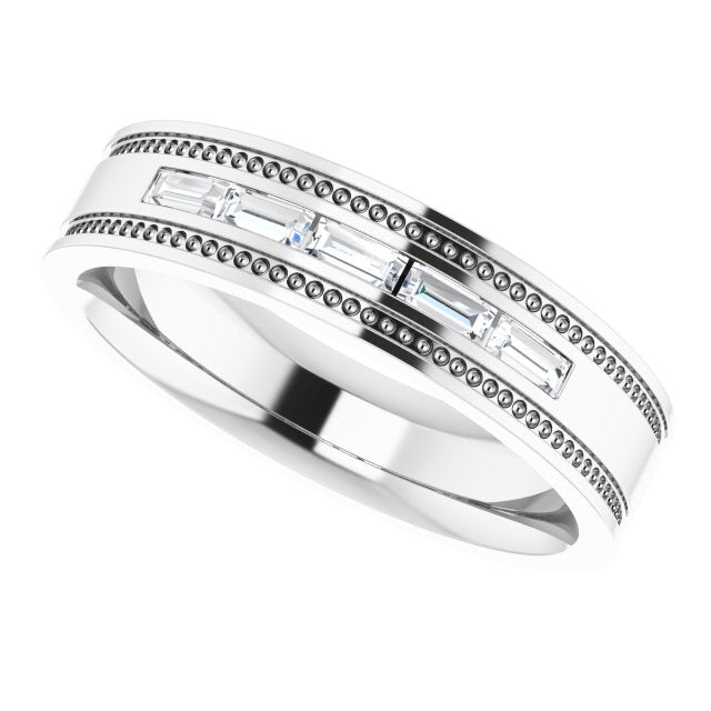 1/5 CTW Natural Diamond Band, 4.8 mm