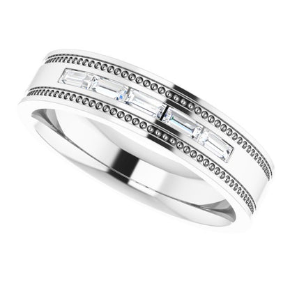 1/5 CTW Natural Diamond Band, 4.8 mm