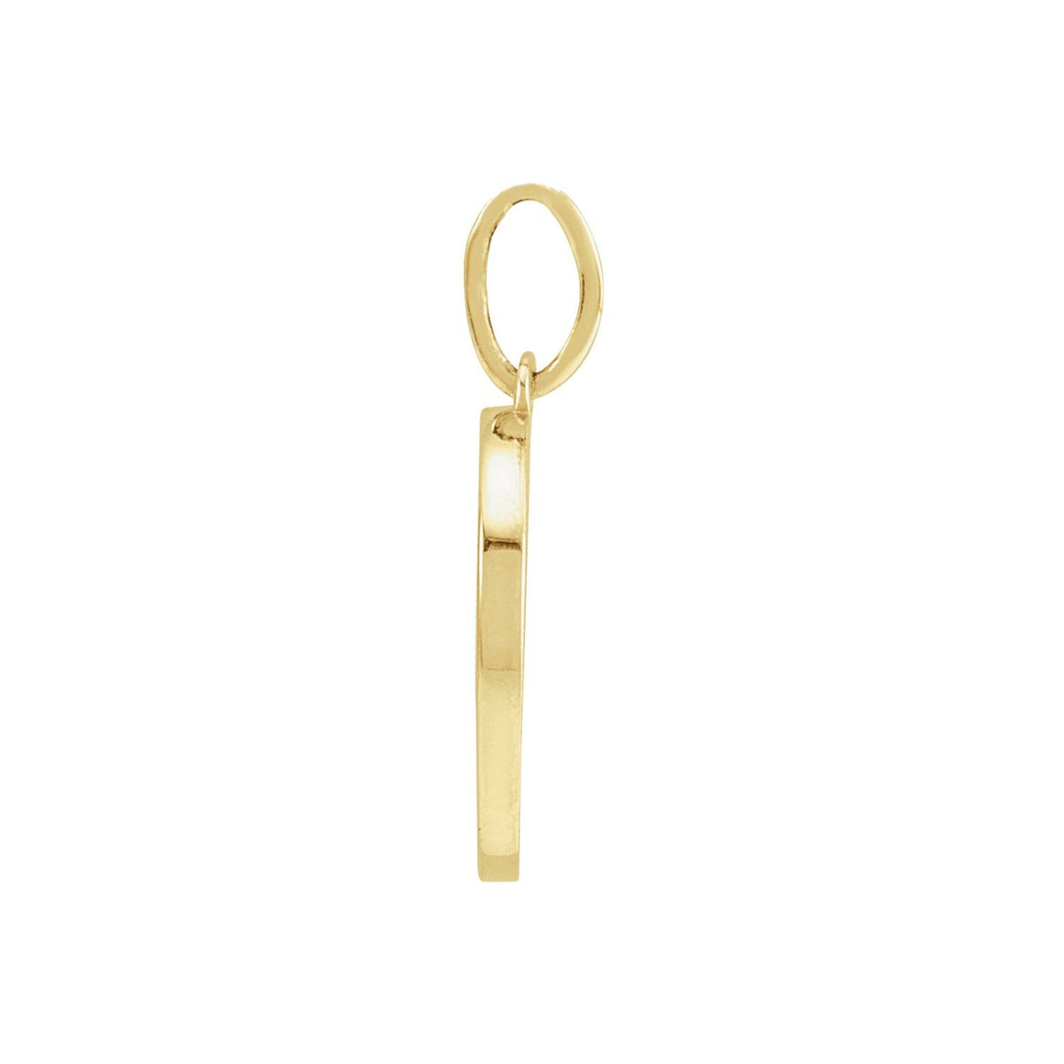 14K Yellow Gold Sun Pendant