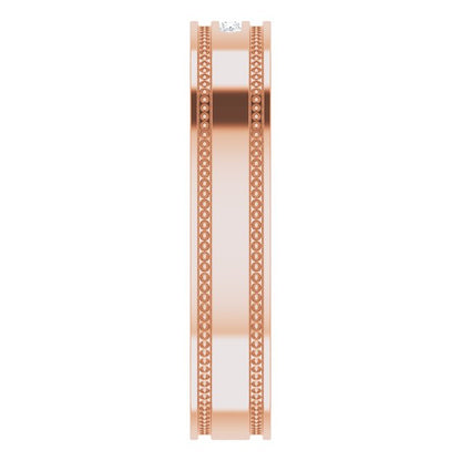 .07 CTW Natural Diamond Band, 4.8 mm