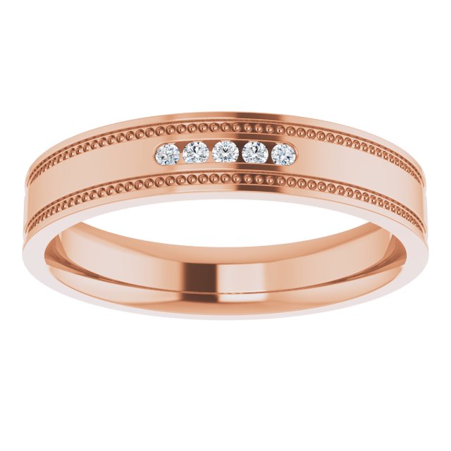 .07 CTW Natural Diamond Band, 4.8 mm
