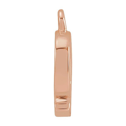 14K Rose Gold Petite Pavé® .025 CTW Natural Diamond @ Dangle