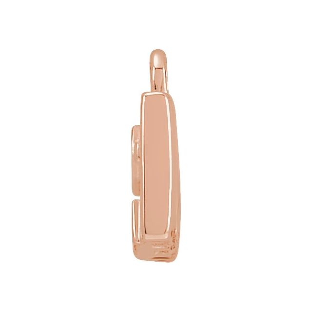 Petite Pavé® .01 CTW Natural Diamond Radio Cassette Dangle