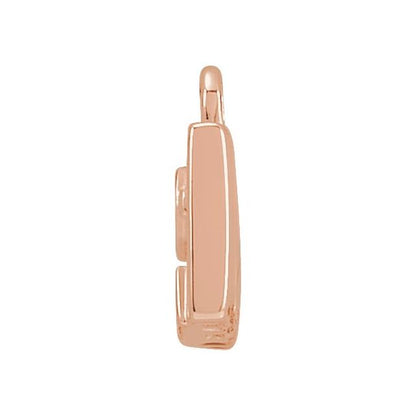 Petite Pavé® .01 CTW Natural Diamond Radio Cassette Dangle