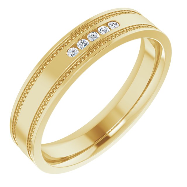 1/6 CTW Natural Diamond Band, 5.3 mm