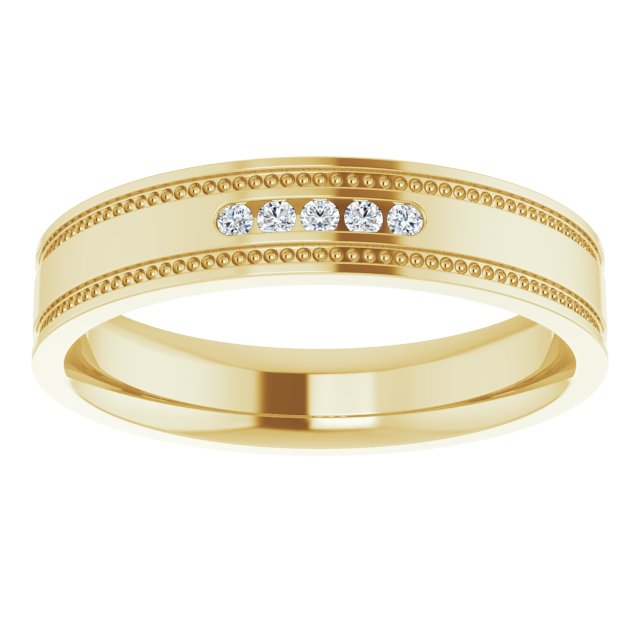 1/6 CTW Natural Diamond Band, 5.3 mm