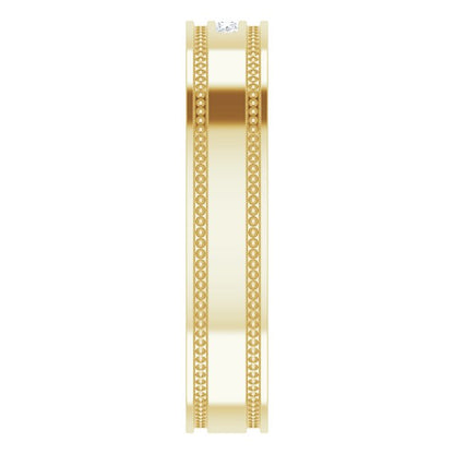 1/6 CTW Natural Diamond Band, 5.3 mm